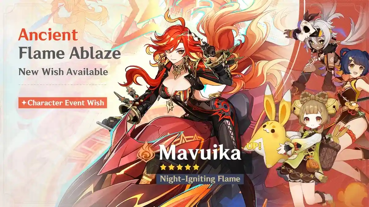 Mavuika & Emilie Hadir Kembali di Event Genshin Impact v5.7 Phase 2