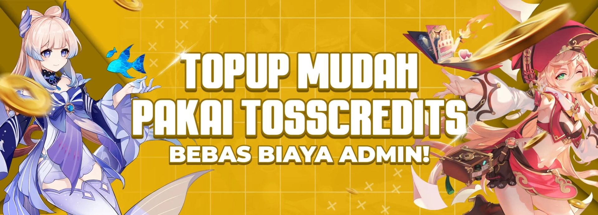 TossCredits: Solusi Pembayaran Top-Up Game Bebas Biaya Admin