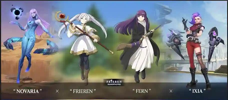 Rumor MLBB x Frieren, Novaria dan Ixia Jadi Kandidat Skin?
