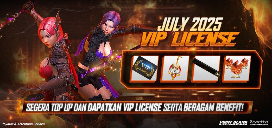 Cuma Bulan Ini! Top-up 12.000 PB Cash Bisa Masuk Server VIP Point Blank!
