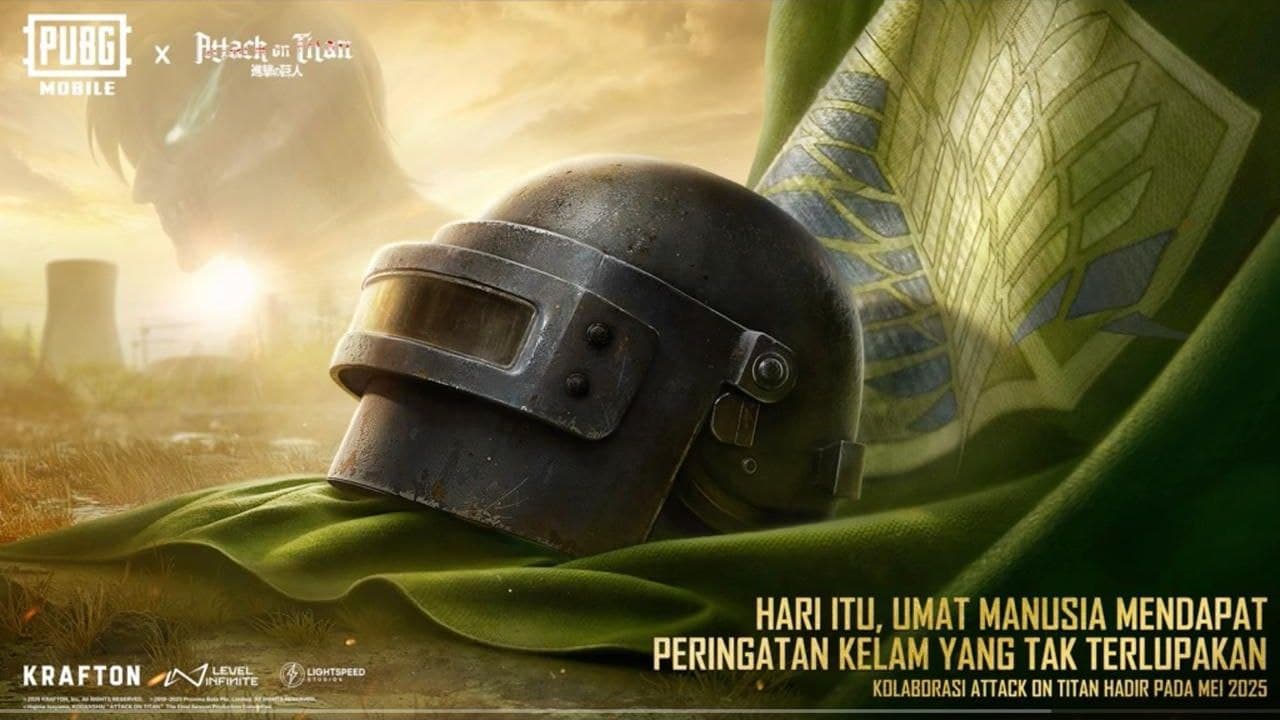 Kolaborasi PUBG Mobile x Attack on Titan Resmi Hadir 30 Mei 2025