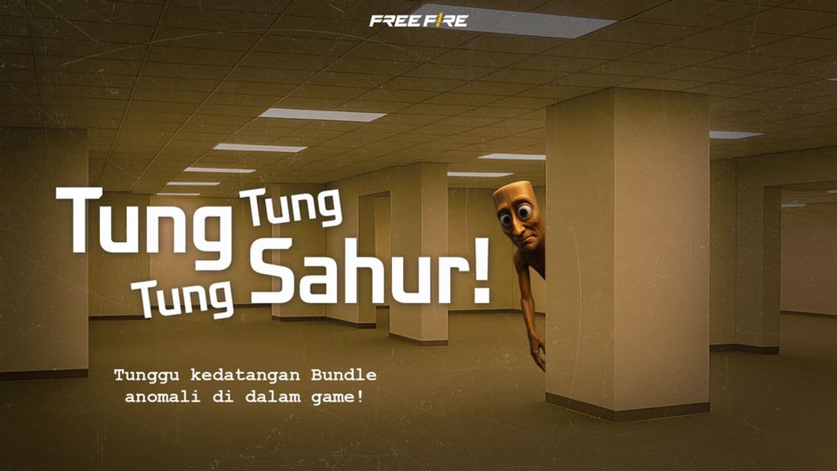 Cuma Login, Dapat Anomali Tung Tung Sahur & Dino Nailoong di Event Free Fire Terbaru