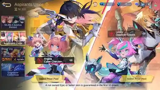 Rumor Event Aspirants Unite Mobile Legends 2026, Lesley dan Ruby Siap Comeback?
