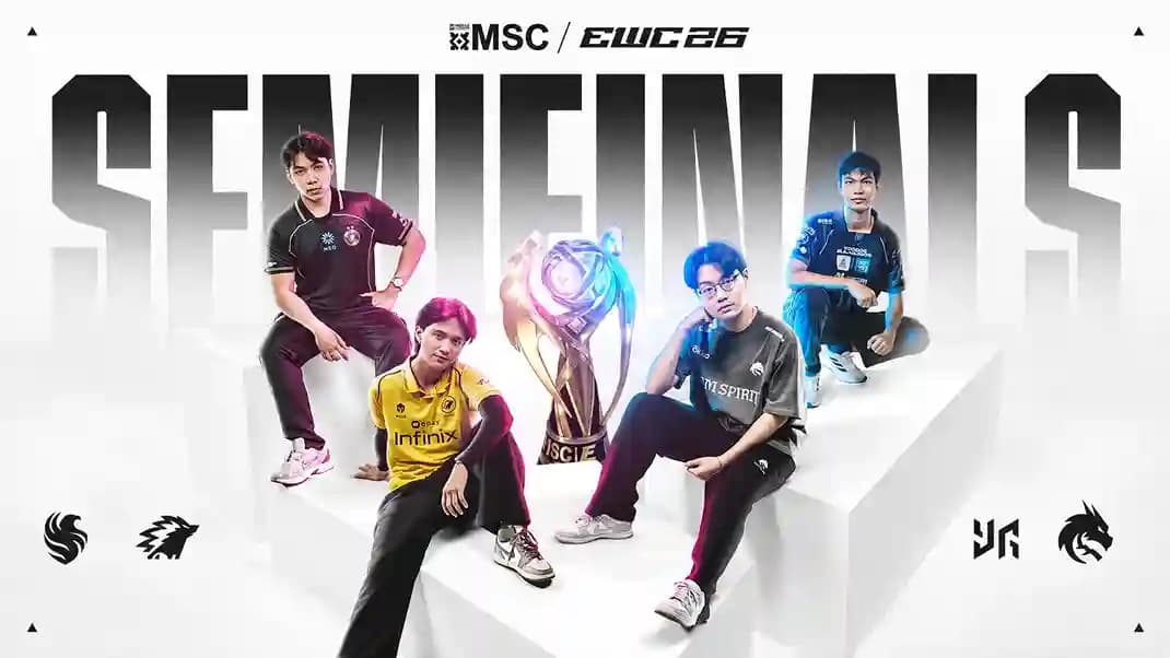 Semifinal MSC x EWC 2026: ONIC Tantang Team Spirit, Falcons PH Hadapi Yangon Galacticos