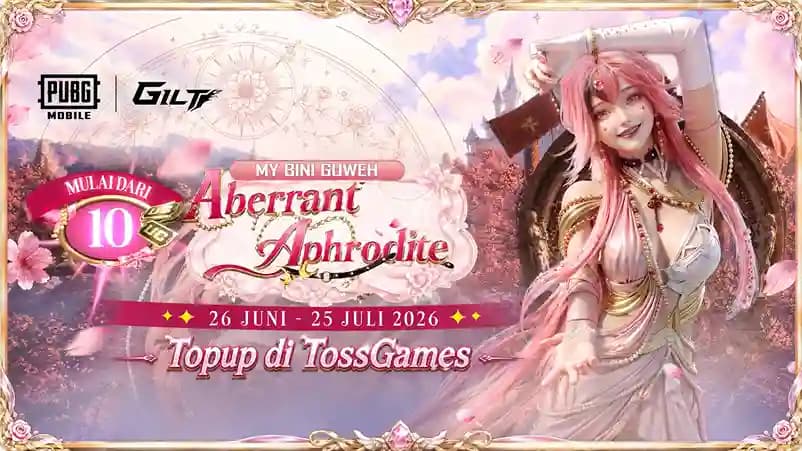 PUBG Mobile Aberrant Aphrodite Hadir hingga 25 Juli 2026, Skin Bertema Dewi Siap Diburu